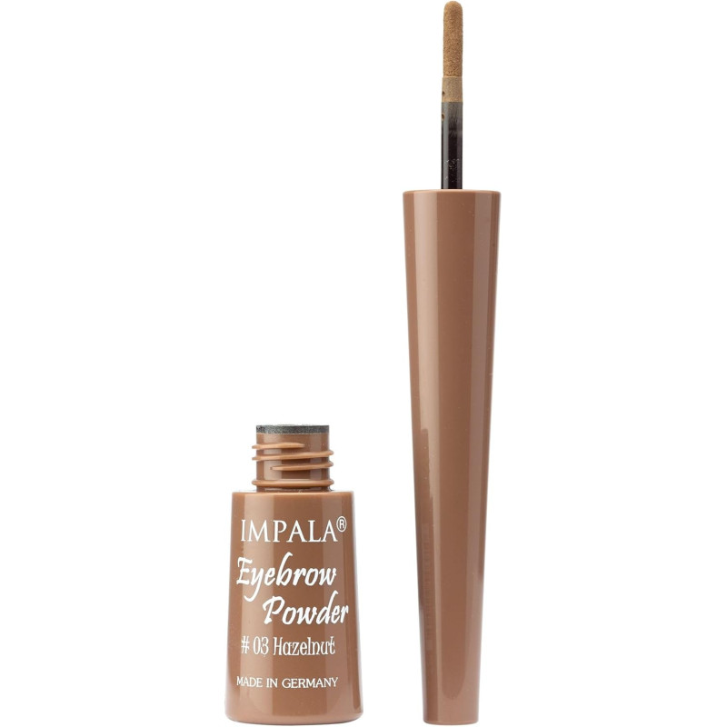 Тіні для брів з аплікатором IMPALA Eyebrow Powder колір №03 Hazelnut