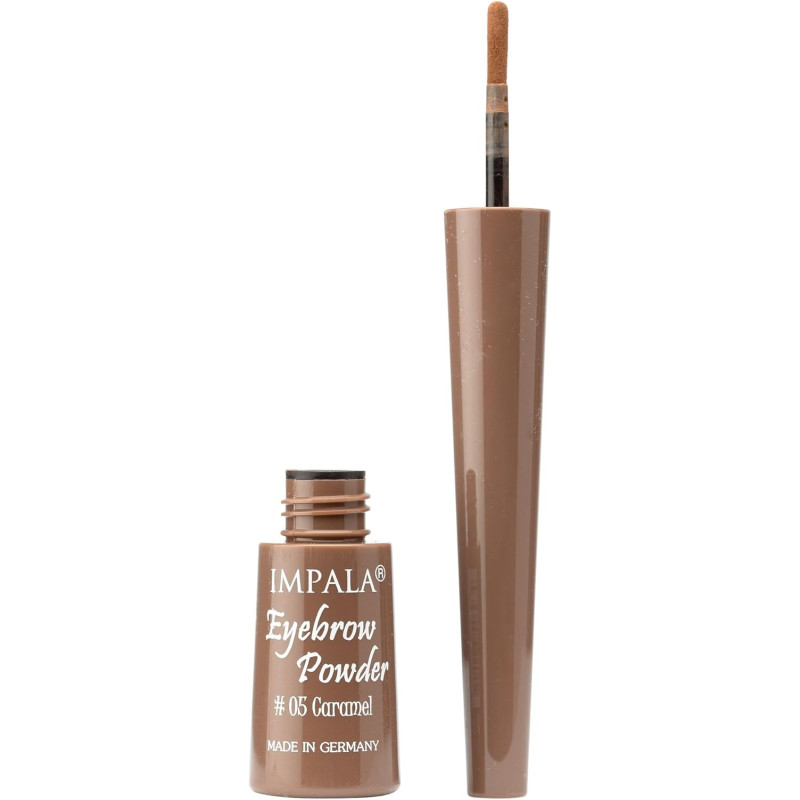 Тіні для брів з аплікатором IMPALA Eyebrow Powder колір №05 Caramel