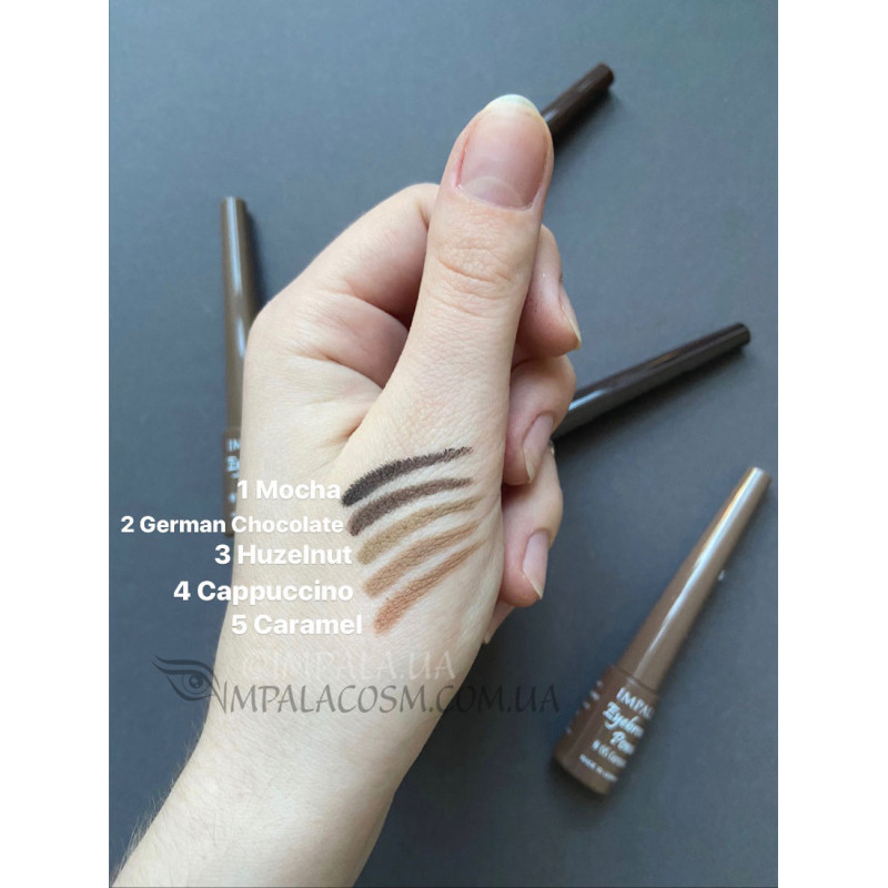 Тіні для брів з аплікатором IMPALA Eyebrow Powder колір №02 German Chocolate