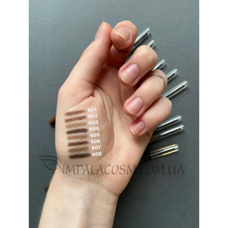 Карандаш для бровей механический ORYX Brow Liner №604 Deep Brown